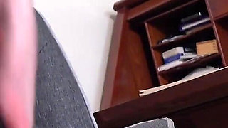 Auntjudys - Your Horny Mature Boss Andrea Ann Sucks Your Cock at the Office