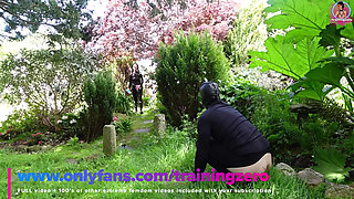 Training Zero Femdom Wild Anal Pegging Outdoors in Public