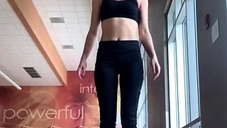 Hot amateur teen butt plug solo play