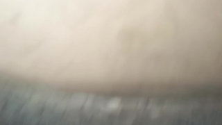 Hot brunette hitting over hot cock
