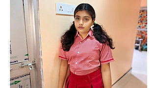 Mili Bhabi Gets Her Tight Pussy Fucked by Desi College Stepsister in Hindi Audio