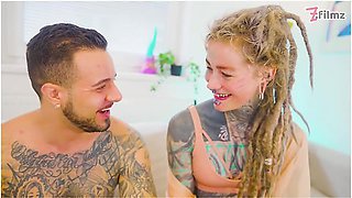 Tattooed Queen Takes Giant Italian Cock Anal Destroyed, Deepthroat & Cum-soaked