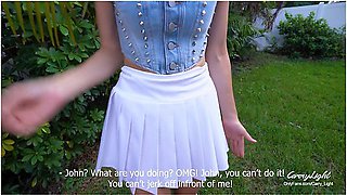 Step Mom Caught Step Son Jerking Off And Helps Cum In Her Panties While Husband Is Home