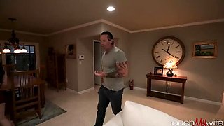 Cute Asian Wife Lulu Chu Fucks My Friend's Big White Cock - Homemade Doggystyle & Blowjob