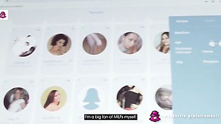 Snap-Fuck featuring loved one's homemade action