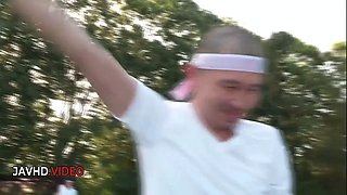 Naughty Japanese Passion Outdoor Group Fuck With Sara Saijo Arousing Adventure