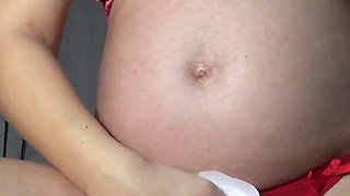 My Stepsister Plays with Her Maxi Pads, Then Masturbates with a Vibrator and Shows Pads Are on Her