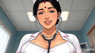 Desi Hot Doctor Bhabi Gives Special Treatment - Indian MILF Doctor Fantasy