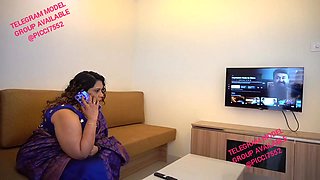 Indian Beauty's Voluptuous Curves Ignite in Sultry Passion