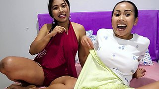 Thai lesbian girlfriends strapon fucking