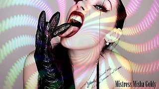 My shiny gloves own you! Strong mind fuck & JOI