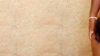 Sri Lankan Wife Gets Threesome with Husband and Room Boy in the Bathroom