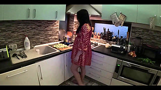 I Use My Virgin Neighbor While Cooking Humiliation, Control & Kitchen Cum Play