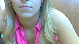 Blonde teen Sierras first erotic masturbation video