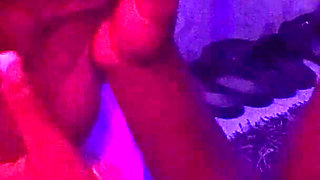Hot Blow Job Ebony Teen with Suction Lips and Tongue Action POV