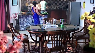 Hot Indian wife sneaks around for a secret affair filled