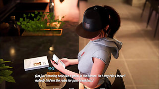 Stepson Horny Due to MILF Stepmom's Morning Workout - the Creditor's Wife - E01