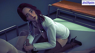 Hot Doctor Demonstrated New Healing Sex - 3D HENTAI