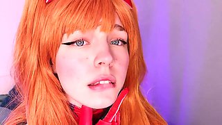 Aqua Ri Explores Asuka Langley Fat Cock Passion