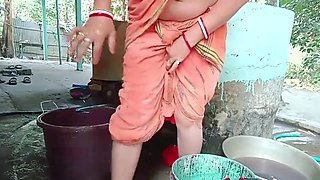 Rajlaxmi Aunty the physician gets naughty with her wifey in the bathroom