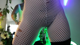 Concupiscent amateurs love nylon panty pantyhose when sexing