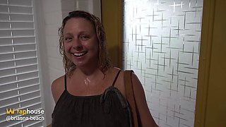 Brianna Beachs Soaked Beach Creampie