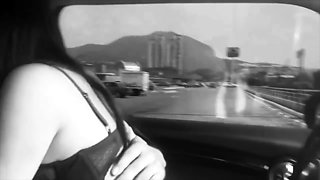 Mi Colombian wife riding my cock inside the car on the