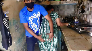 Desi Bhabhi Big Boobs Cleavage Tease in Kitchen Hot Indian Village Girls Exposed Hindi Video