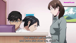 Horny Slut Doctor Gets Fucked By Patient On The Consulting Table ( Anime )