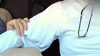 Jamdown26 - Black Doctor Almost Got Caught Fingering Hijab White Patient Big Fat Shaved Pussy Publicly Outdoor in His Car - BBW
