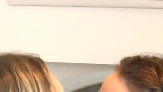Petite 18 Year Old Virgin Jenny Ferri Virgin Gets Seduced by Her Curvy Stepmom