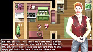 Farmer's dream - naked big-chested mermaid in a romantic setting