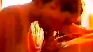 Retro Amateur College Girl with Small Tits on Webcam