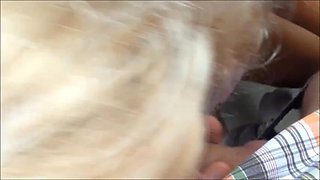 The Girlfriend in Miniskirt Fucked in the Parking Lot and Cum in the Pussy