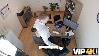 Vip4k. nasty redhead tramp Sirena Milano started her biz with hot screw at the tabletop
