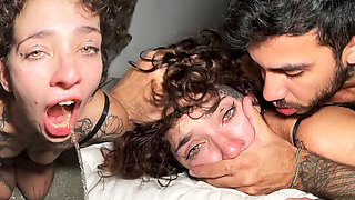 Tattooed Submissive Is Dominated and Fucked Hard by Her Boss! Ft Rebekah Rose