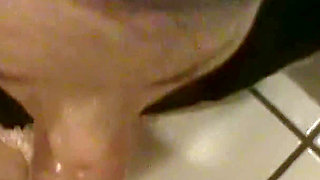 Maid Costume POV Blowjob on the Tiled Floor