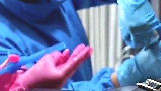 Sadistic Nurses Sounding Tied Up Patient