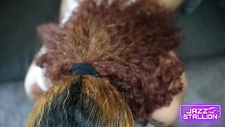 Sexy as hell chubby brunette penetrated by huge black wiener