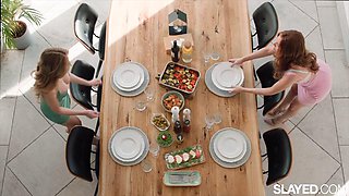 SLAYED BFFs Sonya Blaze And MelRose Ditch Their Hubbies For Naughty Girl s Time Alone: Porn