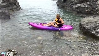 Open Water Kayak Disaster for Non Swimmer - Saved by Lifejacket