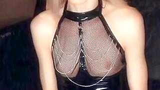 Jerking off shemale tranny solo play