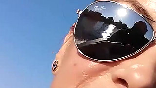 I Flash My Sexy Body on the Boat Ride with My Friends