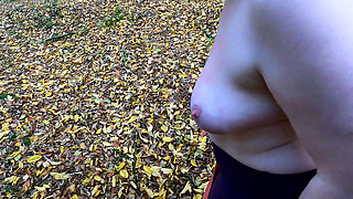 Naked Breasts Punished in the Forest