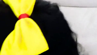 Dirty Snow white change the apple to eat a big Mexican cock great ride cock porn in Spanish