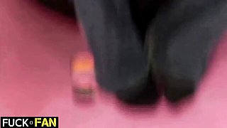 Cumshot scene with well-formed Ashli Orion and Madison Parker from Fuck A Fan