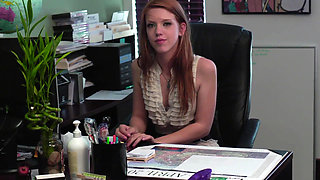 Hot lez boss punishes worker by having sex with her