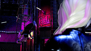 Hot Blonde Gets Gang Banged in the club