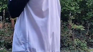 Risky Outdoor Nudity, Gaping Showing Cervix and Pissing