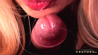 POV CLOSE UP Sensual Tongue MASSAGE your